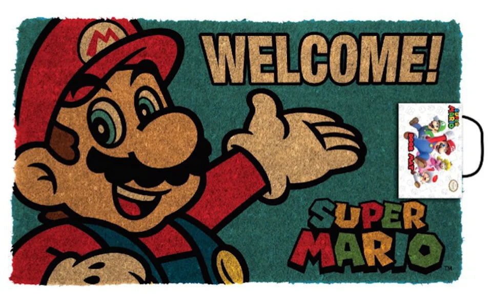 Super Mario - Portrait Welcome (17"x29" Doormat) (Toys)