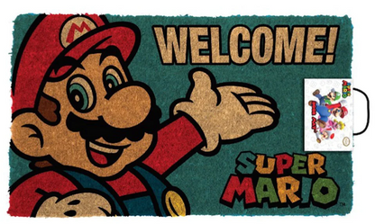 Super Mario - Portrait Welcome (17"x29" Doormat) (Toys)