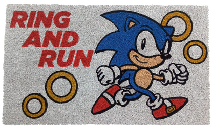 Sonic the Hedgehog - Ring and Run (17"x29" Doormat) (Toys)