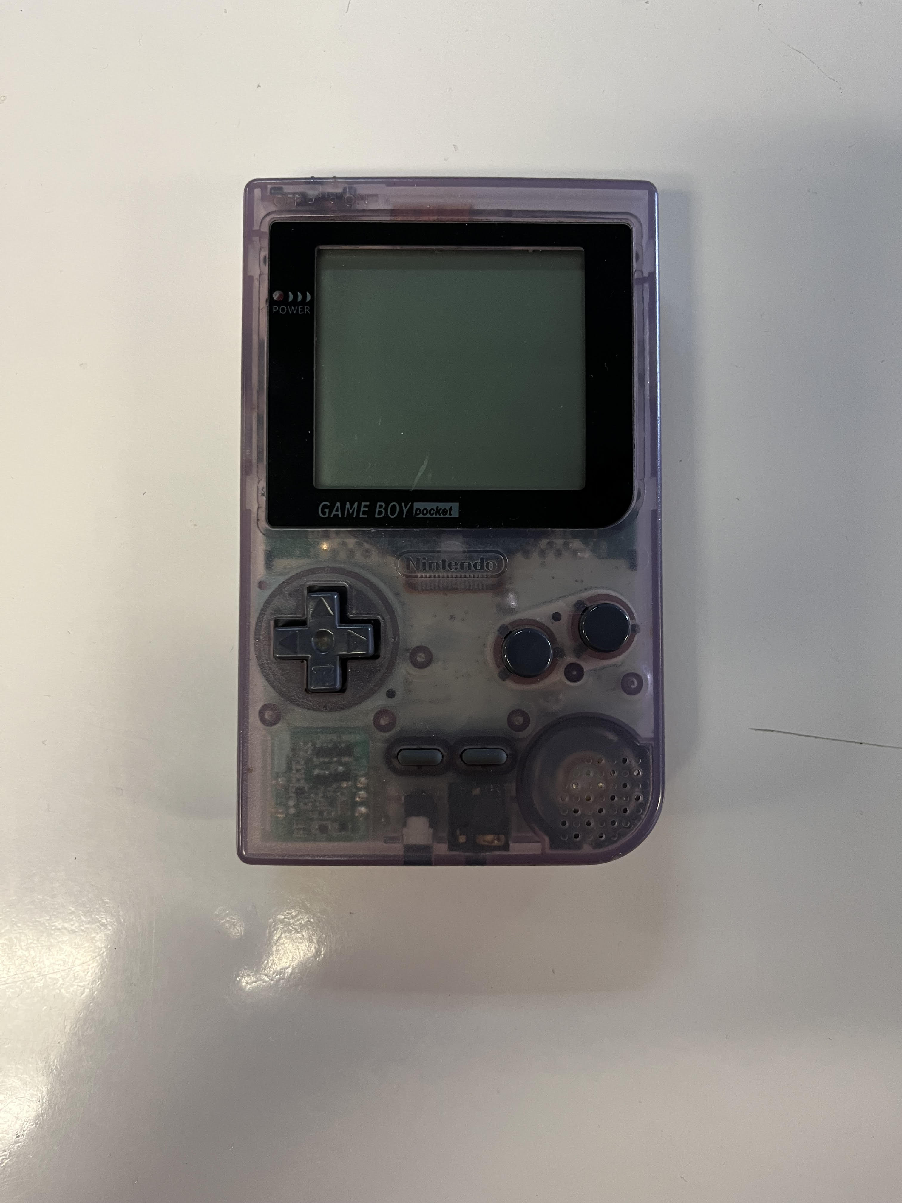 Translucent Gameboy Original Custom Translucent Atomic Purple Gameboy Pocket (Gameboy) – J2Games