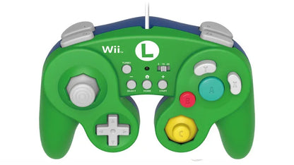HORI Wired Fight Pad For WiiU - Luigi Edition (Wii/WiiU)