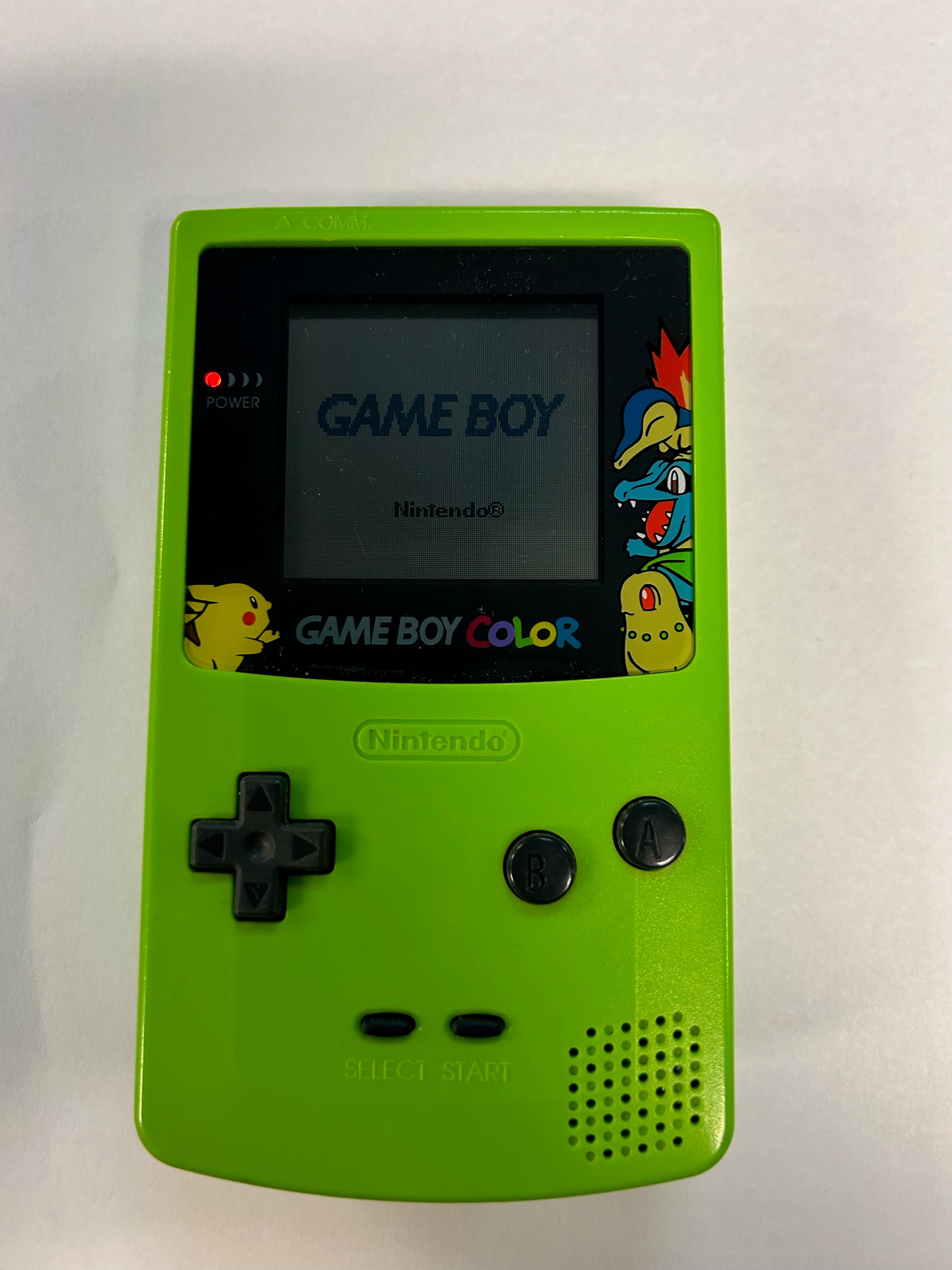 Kiwi Gameboy Color w/ Custom Pokemon Johto Starters Screen (Gameboy Co ...
