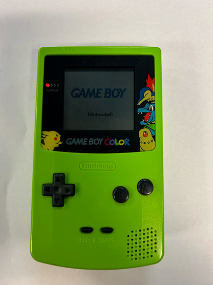Kiwi Gameboy Color w/ Custom Pokemon Johto Starters Screen (Gameboy Color)