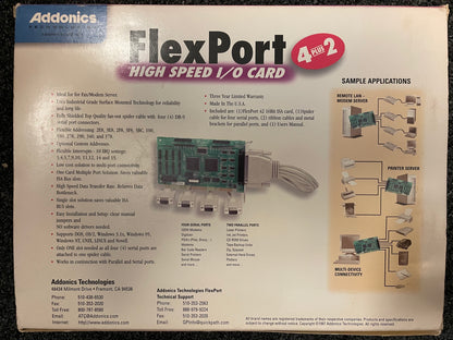 Addonics Technologies FlexPort High Speed i/o Card 4 Plus 2 (PC)