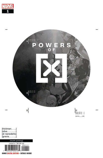POWERS OF X #1 (OF 6) 4th Print RB Silva Variant (10/02/2019) MARVEL