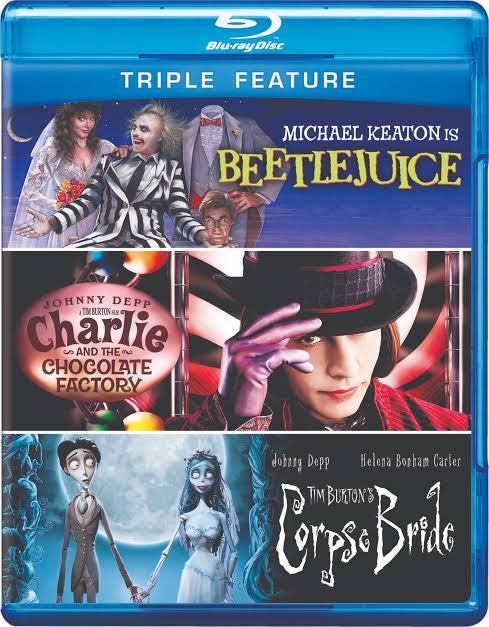 Beetlejuice/Charlie and the Chocolate Factory/Corpse Bride (Pre-Owned) (BLU-RAY)