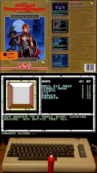 Advanced Dungeons & Dragons Curse of the Azure Bonds (Commodore 64/128)