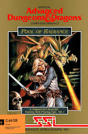 Advanced Dungeons & Dragons Pool of Radiance + Cluebook Bundle (Commodore 64/128)