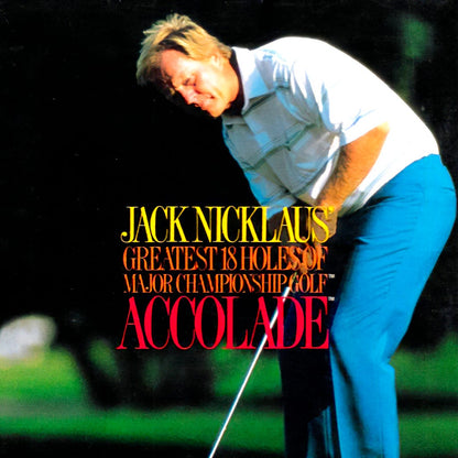 Jack Nicklaus Greatest 18 Holes of Major Championship Golf + The International Course Disk Vol II (Commodore 64/128)
