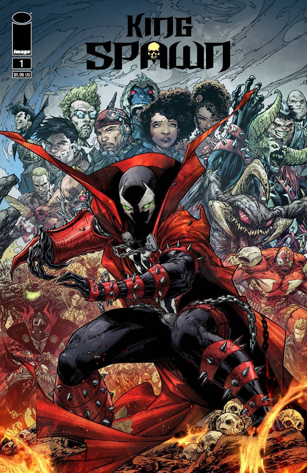 King Spawn #1 F Brett Booth Variant (08/25/2021) Image