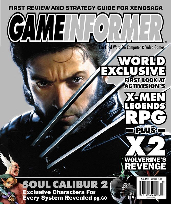 Game Informer #119: X-Men Legends RPG & X2 Wolverine's Revenge Issue (Books)
