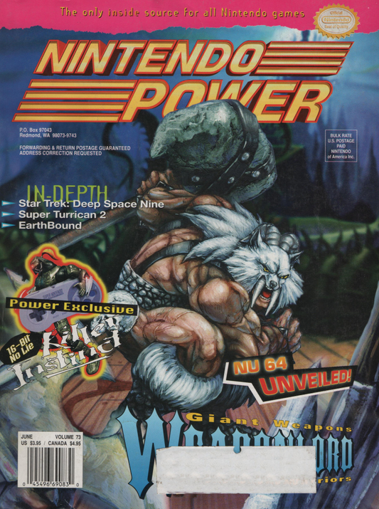 Nintendo Power June 1995 Volume 73 (Books)