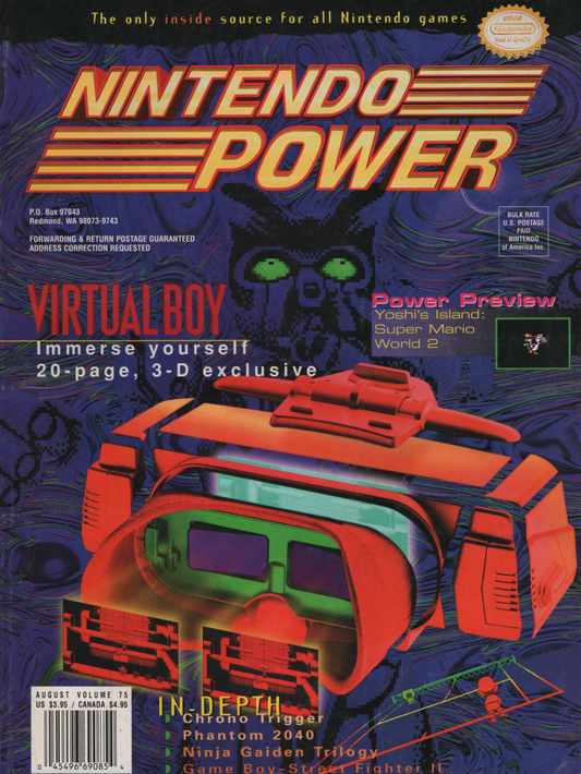 Nintendo Power August 1995 Volume 75 (Books)