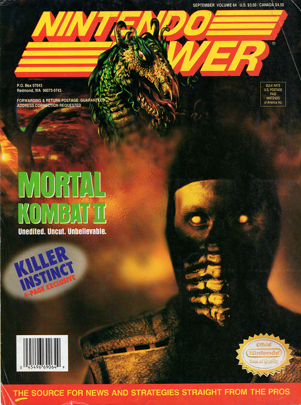 Nintendo Power September 1994 Volume 64 (Books)