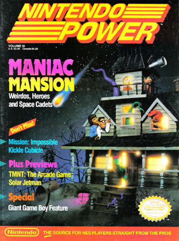 Nintendo Power Septiembre/Octubre 1990 Volumen 16 (Libros)