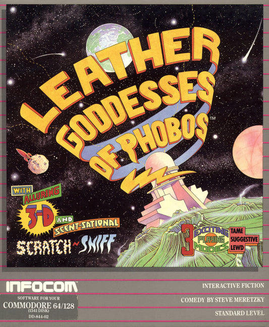 Leather Goddesses of Phobos (Commodore 64/128)