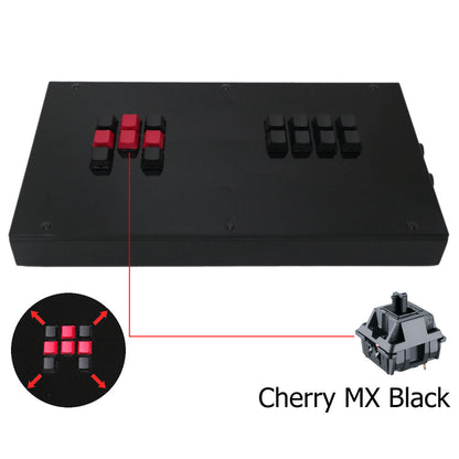 RAC-J800KK-8D 8 Directions Mechanical Keyboard Arcade Joystick WASD Fightstick For PS4/PS3/Xbox/PC