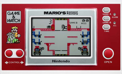 Mario's Cement Factory (Model ML-102) (Game & Watch) (Toys)