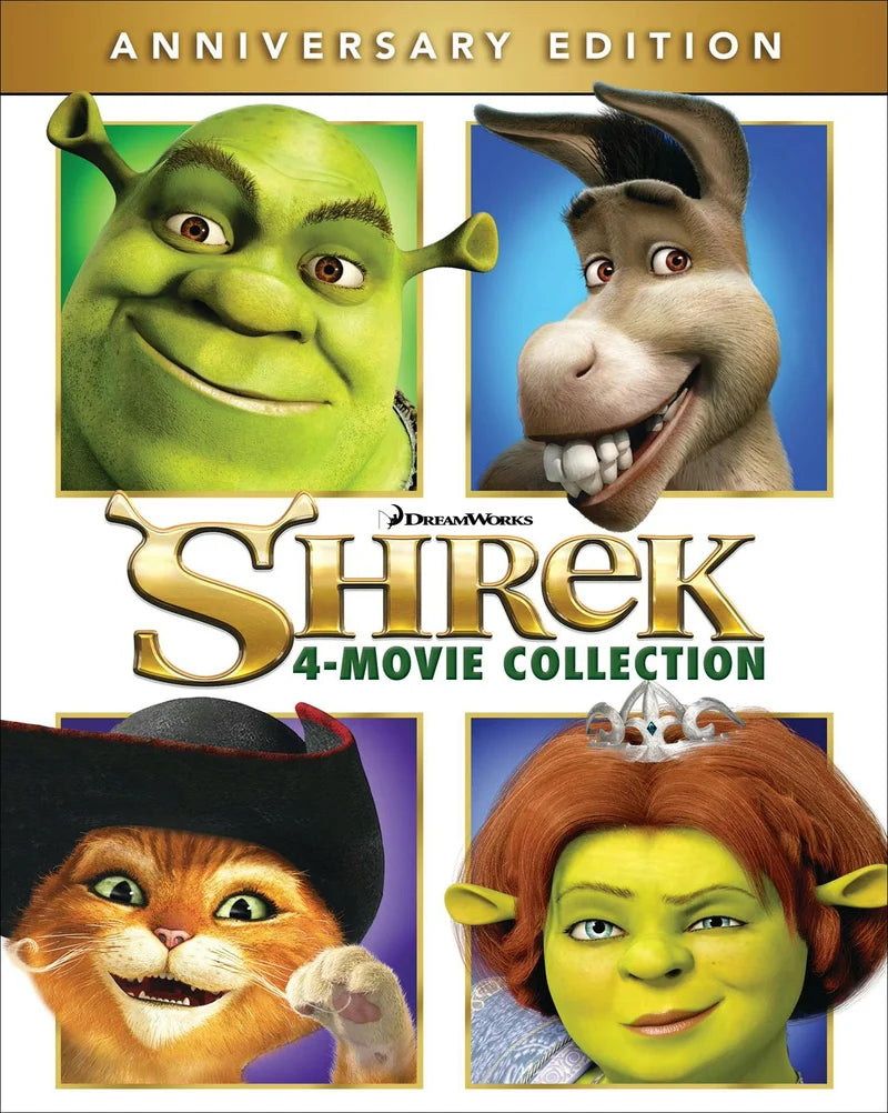 Shrek 4-Movie Collection (Anniversary Edition) (Blu-Ray)