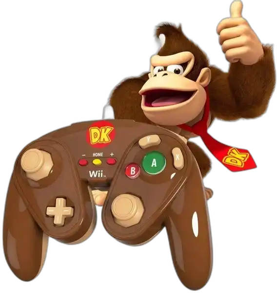 Donkey Kong Wired Fight Pad Controller (Nintendo Wii/Wii U)