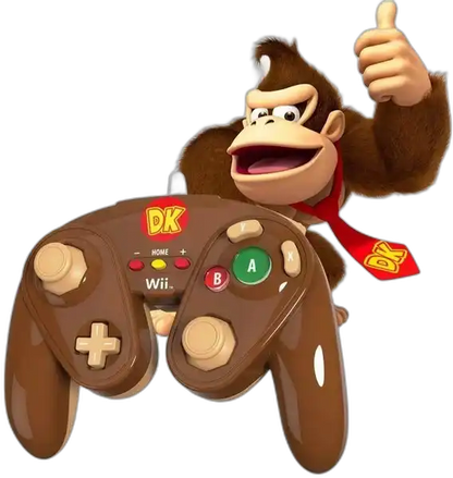 Donkey Kong Wired Fight Pad Controller (Nintendo Wii/Wii U)