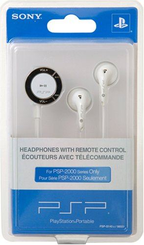 PSP Headphones with Remote Control for PSP-2000 Series Console (PSP)