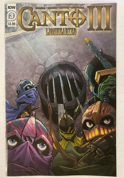 Canto Iii Lionhearted #3 (Of 6) A Drew Zucker David Booher (09/08/2021) Idw