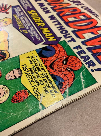 Daredevil #1 Marvel 1964 FR GD Stan Lee Jack Kirby Spider-Man Matt Murdock