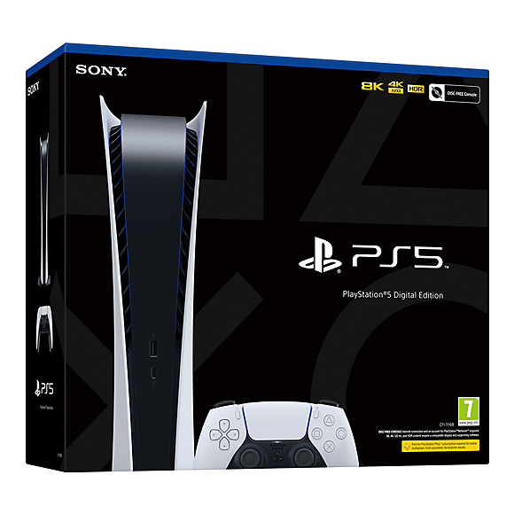 Playstation 5 Console 1TB Digital Version [European Import] (Playstation 5)