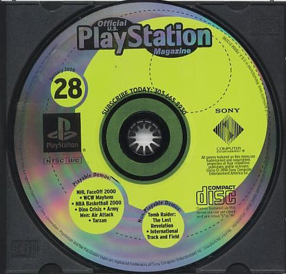 Revista Playstation Enero de 2000 Disco de demostración (Playstation)