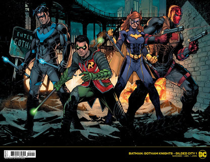 Batman Gotham Knights Gilded City #1 (Of 6) C Jim Lee Wraparound Card Stock Variant (10/25/2022) Dc
