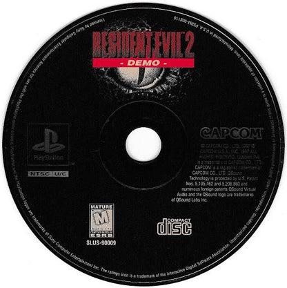 Disco de demostración de Resident Evil 2 (Playstation)