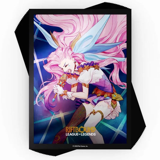 Riftbound TCG: Radiance Card Sleeves - Seraphine, Starry-Eyed Songstress (100ct.) (TCG)
