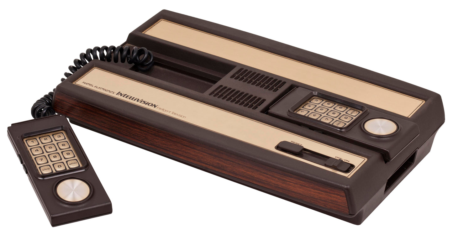 Intellivision System with Intellivoice Voice Synthesis Attachment (Intellivision)
