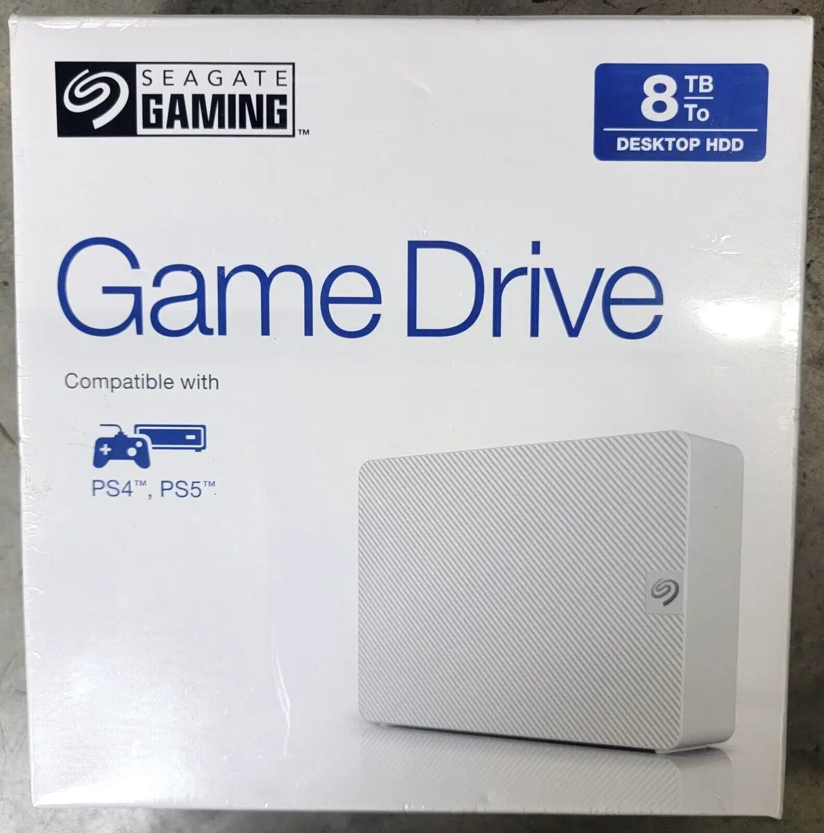 SEAGATE Gaming 8TB Desktop HDD Game Drive PS4 PS5 (Playstation 4/Plays ...