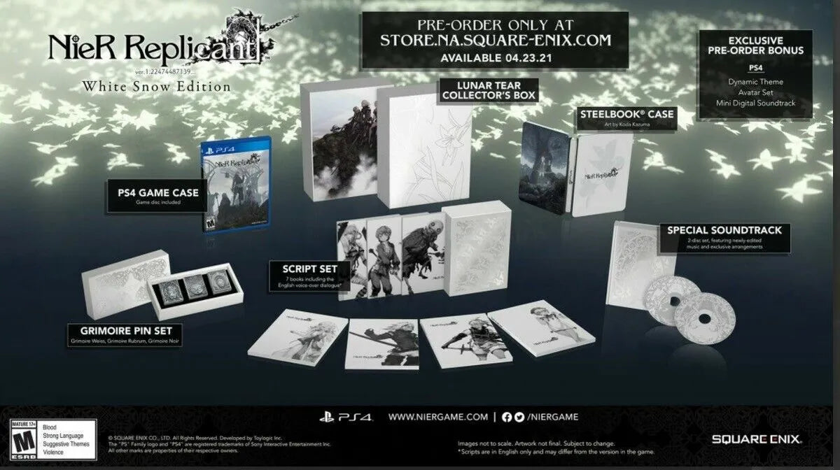 NieR Replicant ver.1.22474487139... (White Snow Edition) (Playstation 4)