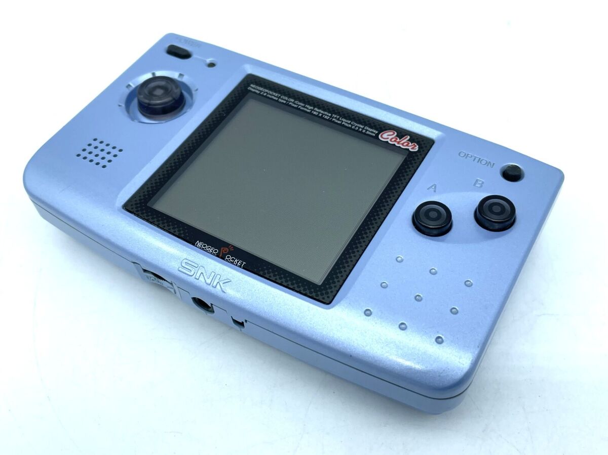 NeoGeo Pocket Color Platinum Blue + Sonic The Hedgehog Pocket Adventure Bundle (NeoGeo Pocket Color)