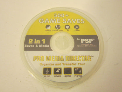 Sony PSP Pro Media Director 500+ Game Saves (PSP)