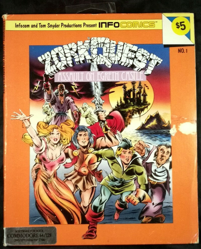ZorkQuest Attack on Egreth Castle (Commodore 64/128)