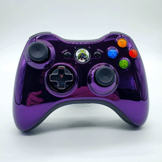 Chrome Series Purple Xbox 360 Wireless Controller (Xbox 360)