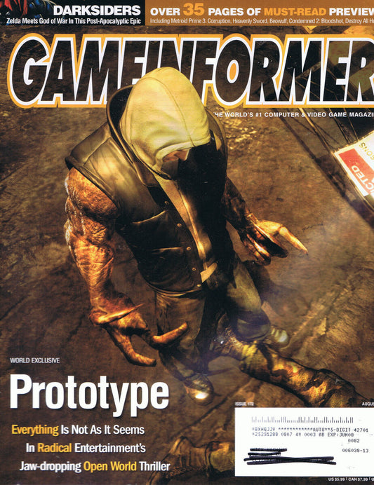 Game Informer #172: Prototype Issue [Subscription Edition] (Books)