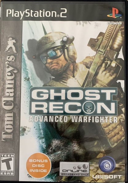 Tom Clancy's Ghost Recon: Advanced Warfighter With Bonus Disc Inside (Playstation 2)