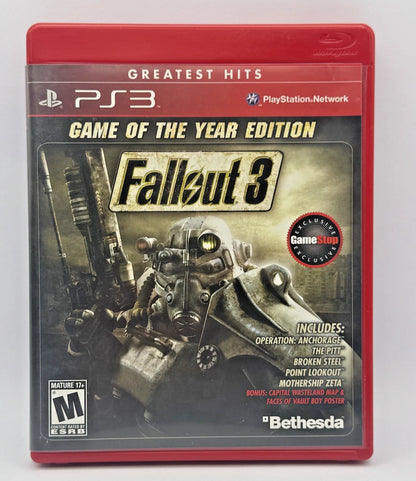 Fallout 3: Game of the Year Edition [GameStop Exclusive] (Greatest Hits) (PlayStation 3)