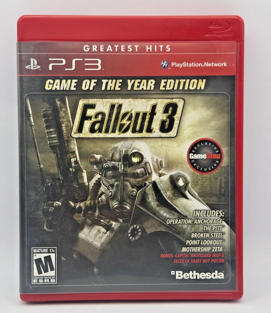 Fallout 3: Game of the Year Edition [GameStop Exclusive] (Greatest Hits) (PlayStation 3)