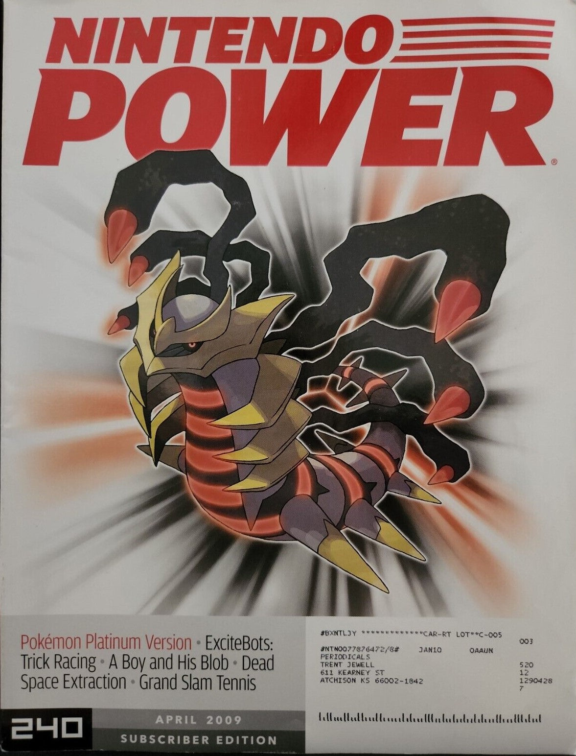Nintendo Power April 2009 Volume 240 [Subscriber Edition] (Books)