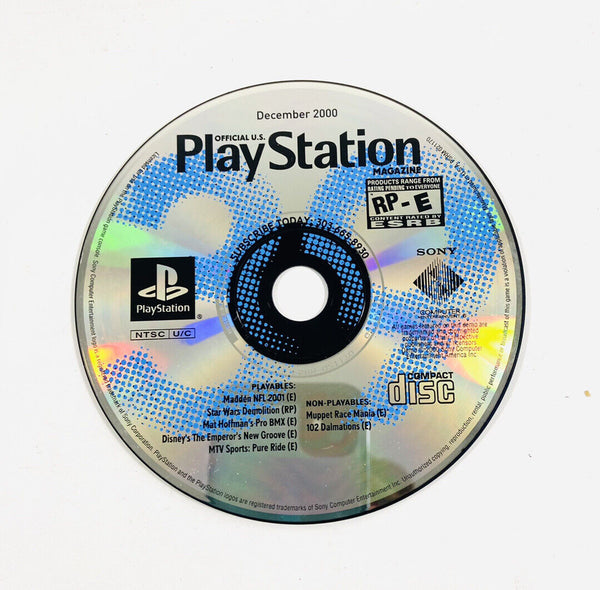 Playstation Magazine December 2000 Demo Disc (Playstation) – J2Games