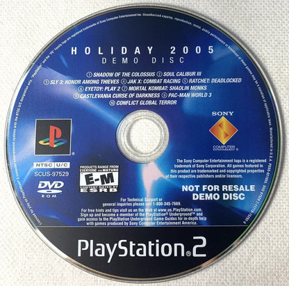 Disco de demostración de vacaciones de 2005 (Playstation 2)