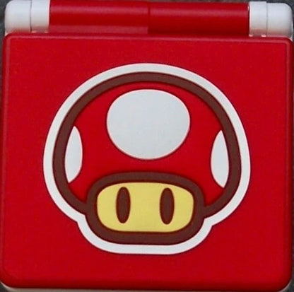Custom Modded Gameboy Advance SP IPS Screen 3D Red Mushroom Edition (Gameboy Advance)