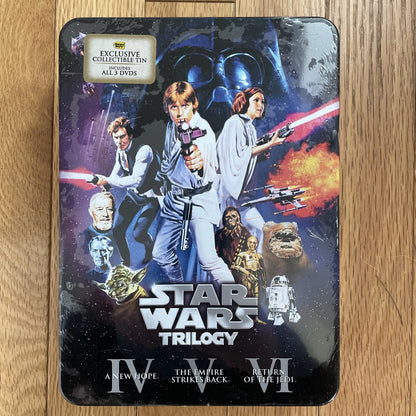 Star Wars Trilogy 6 Disc Collectible Tin (DVD) (Pre-Owned)
