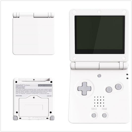 Gameboy Advance SP Replacement Shell (White with Grey Buttons) (Gameboy Advance)
